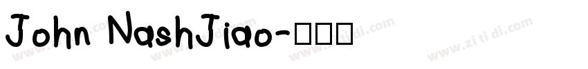 John NashJiao字体转换